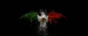 Flag Of Mexico Emblem Wallpaper