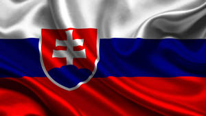 Flag Of Slovakia Wallpaper