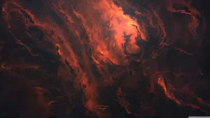 Flame In Forest Wallpaper