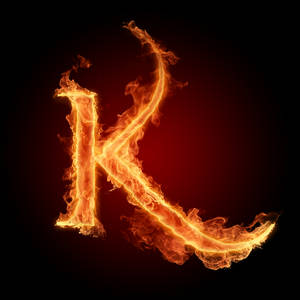 Flaming K Logo Wallpaper