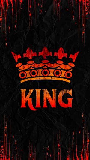 Flaring King Crown Wallpaper