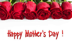 Flat-lay Roses Mothers Day Wallpaper