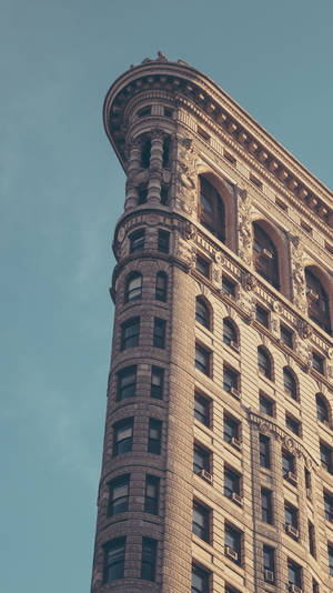 Flatiron Building In New York Iphone Wallpaper