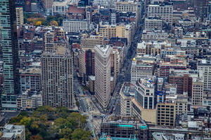 Flatiron Building In The United States Wallpaper