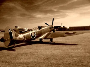 Flight Old Photo Wallpaper