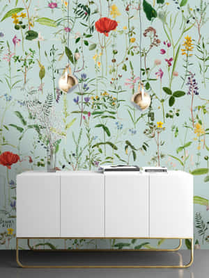 Florist Wall Art Designer Wallpaper