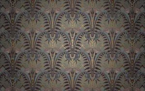 Flower Art Haunted Mansion Wallpaper