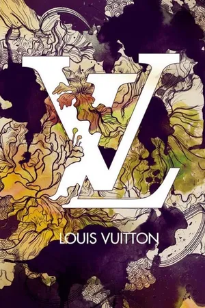 Flower Lv Fashion Logo Wallpaper