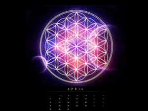 Flower Of Life Calendar By Person Wallpaper