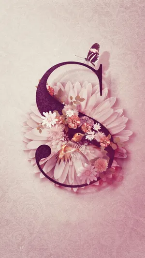 Flower Petals S Alphabet Wallpaper