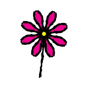 Flower Simple White Aesthetic Wallpaper