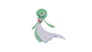 Download Shiny Blue Gardevoir Glowing Beautifully Wallpaper