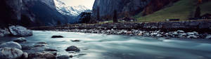 Flowing River Dual Monitor Wallpaper