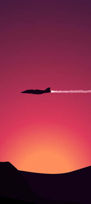 “fly Boldly In Style With Pink Plane!” Wallpaper