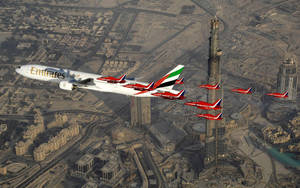 Flying Emirates Hd Plane Wallpaper
