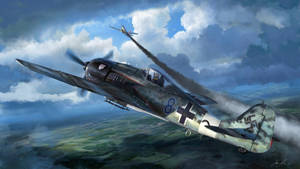 Focke-wulf Fw 190 German Ww2 Fighters Wallpaper