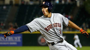 Focused Carlos Correa Wallpaper