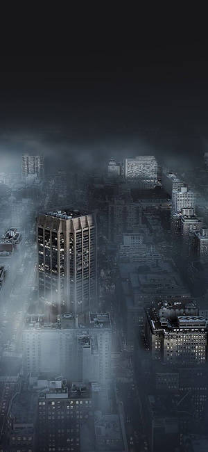 Foggy Dark City Wallpaper