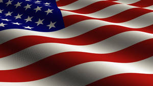 Folds In The American Flag Wallpaper