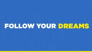 Follow Your Dreams With Ucr Colors Wallpaper