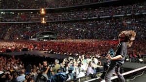 Foo Fighters Live Concert Energy Wallpaper