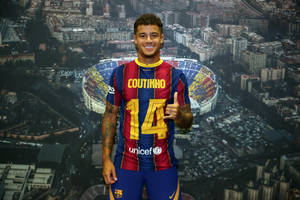 Footballer Philippe Coutinho Wallpaper