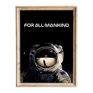 For All Mankind Astronaut Frame Wallpaper