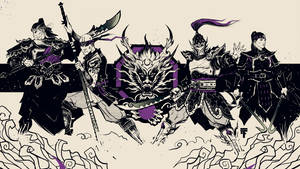 For Honor 4k Purple Samurai Wallpaper