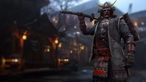For Honor Kensei At Temple Wallpaper