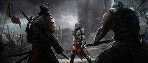 For Honor Warden Fighting Wallpaper