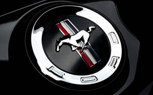Ford Mustang Hd Polished Logo Wallpaper