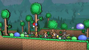 Forest Mountains Biome Terraria Wallpaper