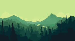 Forest View Digital Art Wallpaper