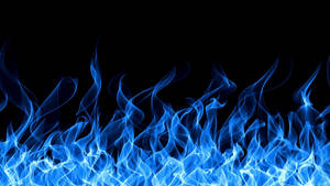 Forge Blue Flames Wallpaper
