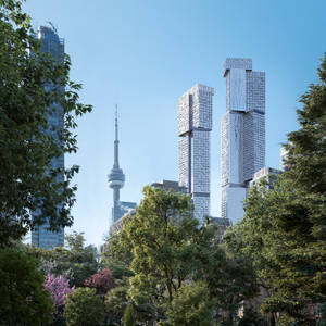 Forma High Rise Two Tower Complex Canada Wallpaper