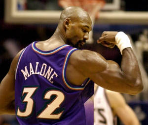 Former Utah Jazz Great Karl Malone Wallpaper