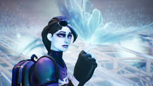 Fortnite Dark Bomber Crystal Backdrop Wallpaper
