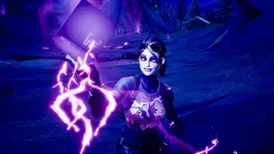 Fortnite Dark Bomber With Pickaxe Wallpaper
