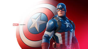 Fortnite First Avenger Captain America Laptop Wallpaper