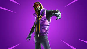 Fortnite - Shivering Skeletons - A Purple Background Wallpaper