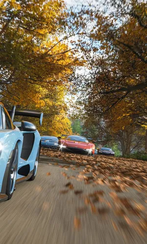Forza Autumn Trees Iphone Wallpaper