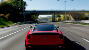 Forza Horizon 4 Red Ferrari Wallpaper