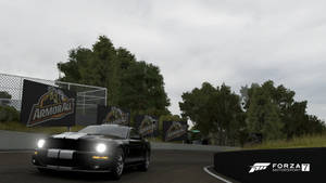 Forza Motorsport 7 Black Mustang Wallpaper