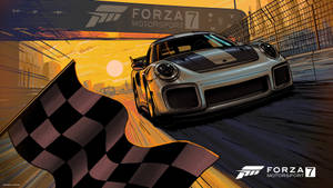 Forza Motorsport 7 Comic Artwork Wallpaper