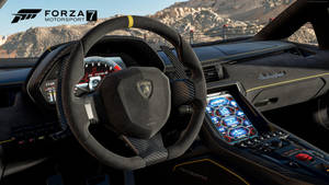 Forza Motorsport 7 Lamborghini Interior Wallpaper