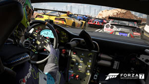 Forza Motorsport 7 Racer Perspective Wallpaper