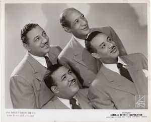 Four Boys And A Guitar The Mills Brothers Wallpaper