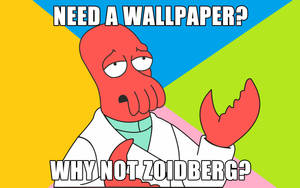 Four-color Zoidberg Meme Wallpaper