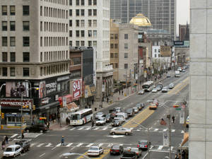 Four Corners Building In Newark Wallpaper