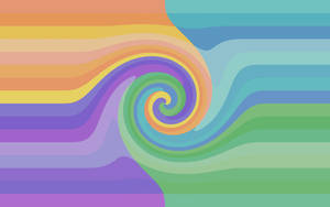 Four Light Color Swirl Wallpaper